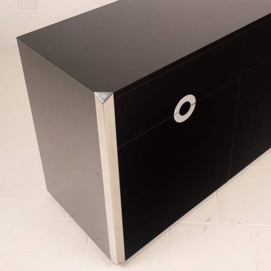 Willy Rizzo Alveo Sideboard for Mario Sabot, Italy 1970 – Wood (photo 5 of 23)