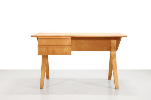 Birch EB02 desk by Cees Braakman for Pastoe