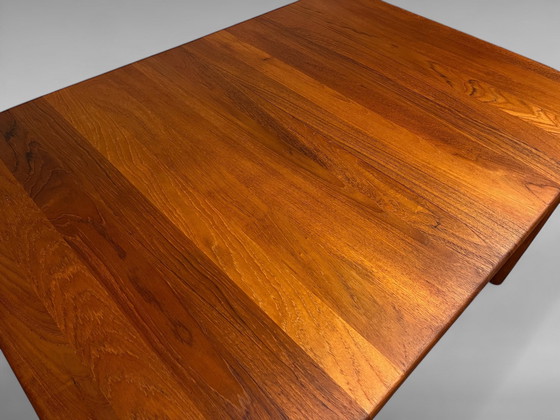 Image 1 of Ausziehbarer Dänischer Teak Esstisch von Glostrup