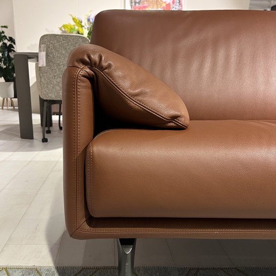 Image 1 of LEOLUX - BORA BALANZA 3-SEATER SOFA IN LEATHER