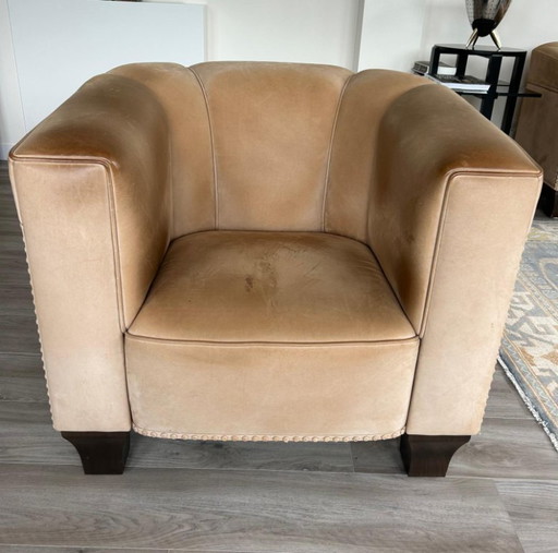 Wittmann Palais Stoclet Chair Design Jpsef Hoffman – fauteuils, Wood, Leather