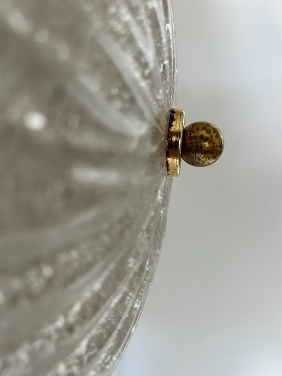 Image 1 of Coppia di lampade d'epoca, pino e vetro di Murano, Italia 1980