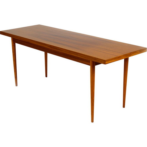 Vintage Mahagoni Couchtisch für Up Zavody, Tschechische Republik 1969