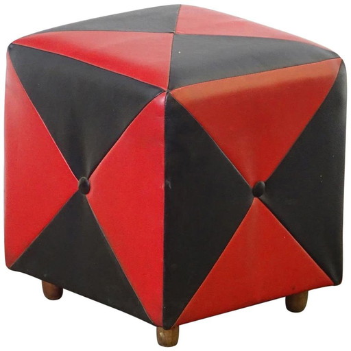 Mid-Century Stool or Ottoman