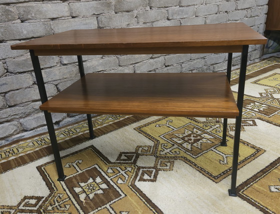 Image 1 of Klein teak bijzettafeltje Jese Möbel 1960 vintage