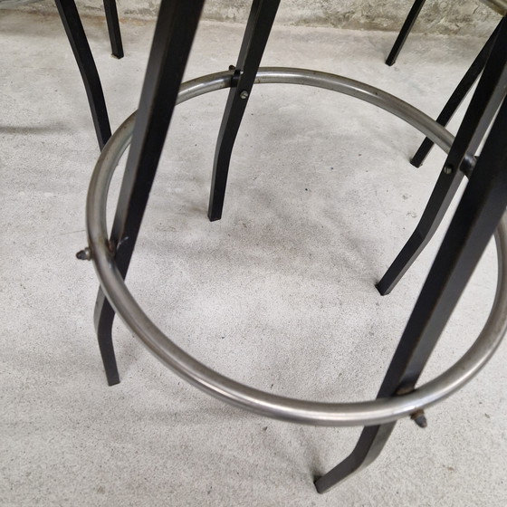 Image 1 of Set of 3 vintage bar stools bar stool
