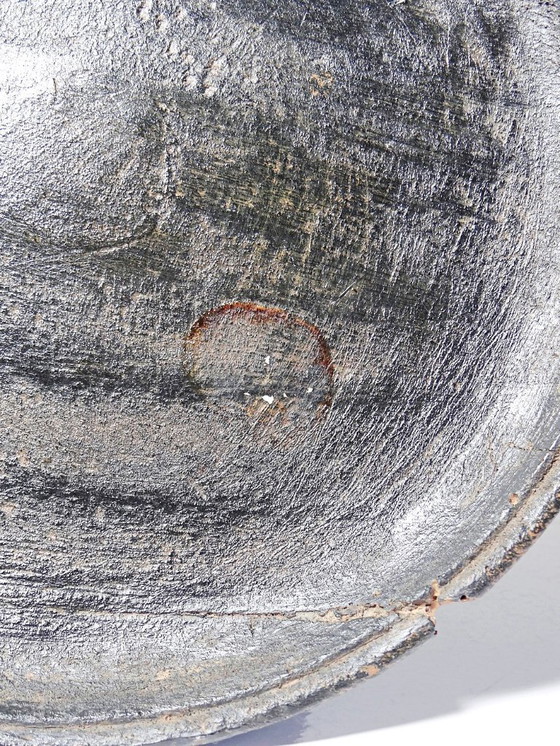 Image 1 of Decoratieve kom van gesneden, zwartgeblakerd hout met een donkere patina, vintage uit Zuidoost-Azië.