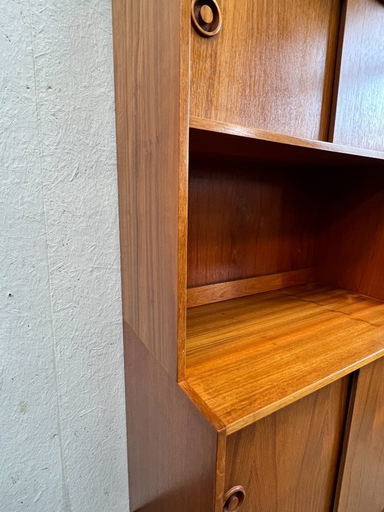 Image 1 of Vintage Highboard, Wandmeubel. Denemarken 1970's