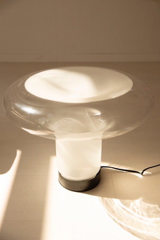 Image 1 of Grote Glazen Mushroom Lamp – Space Age Design