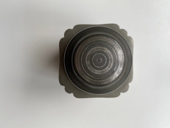 Image 1 of Antichi contenitori da tè in peltro – XIX secolo – set di 2