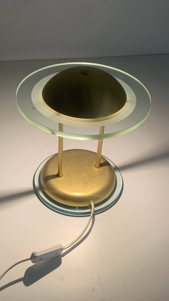Image 1 of Herda Hollywood Regency Halogen Desk/Table Lamp