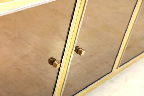Rare 1970s Michel Pigneres Sideboard / Credenza – France – L'Angolo Metallarte Roma, Brass (photo 5 of 12)
