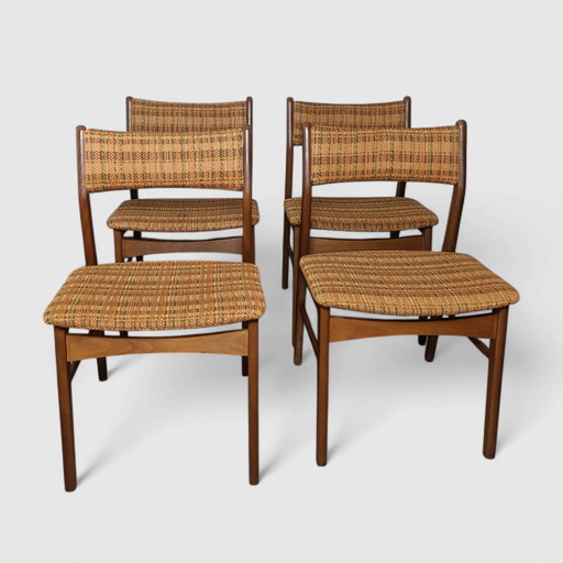 4 chaises de salle à manger Erik Buch