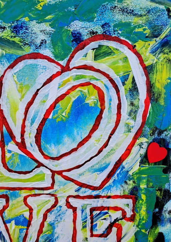 Image 1 of Enzo SAN MARCO - Love Inclusive 2 ® - Urban Jungle - Artist's painting