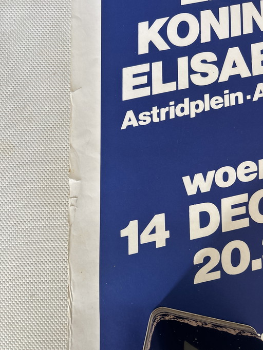 Original Tina Turner concert poster - Antwerp, Queen Elisabeth Hall - Dec. 14 (1970s)