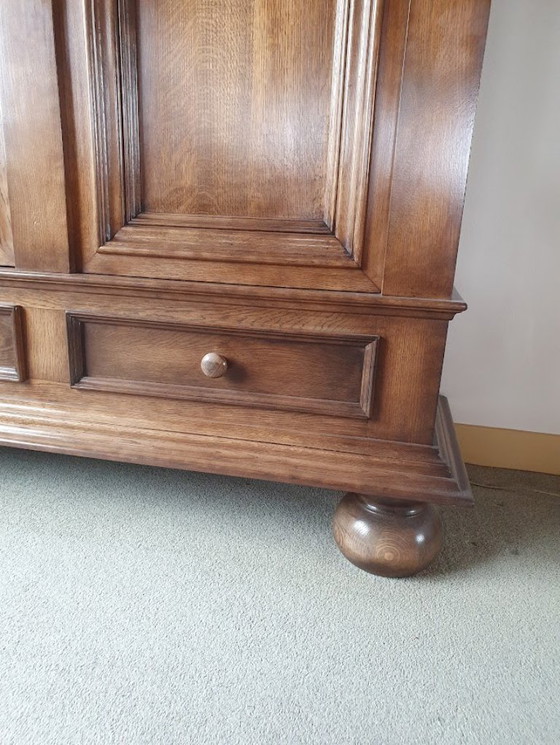 Image 1 of Solid oak cabinet in good condition