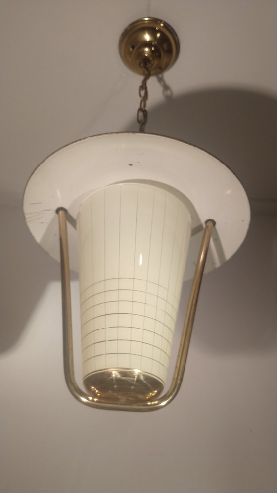 Image 1 of Lampada a sospensione vintage degli anni '50