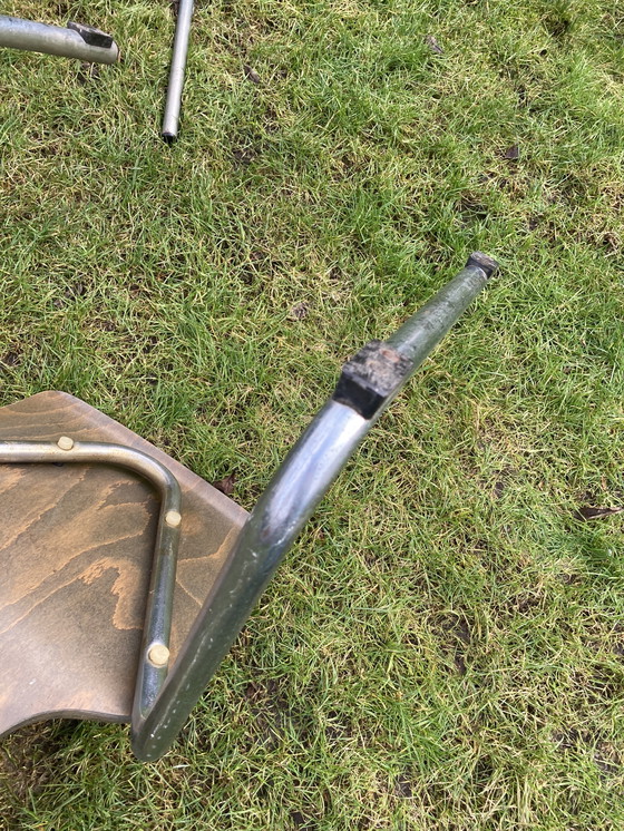 Image 1 of Stapelstoelen sledestoelen vintage jaren 60-7