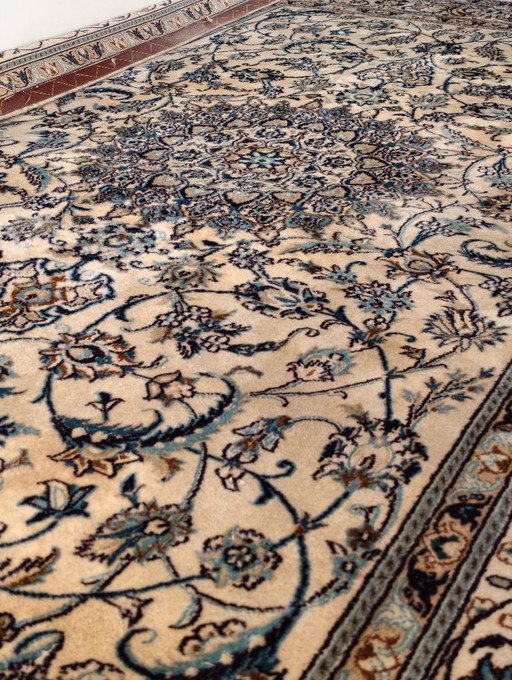 Vintage Persian Nain Rug – Hand-knotted – 3x2m – Recently professionally cleaned