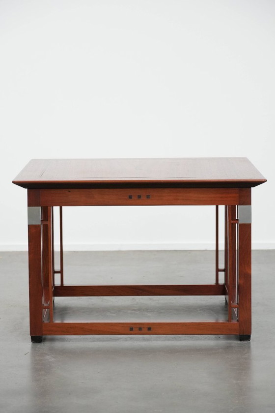 Image 1 of Square Art Deco Schuitema design side/coffee table from the Decoforma series