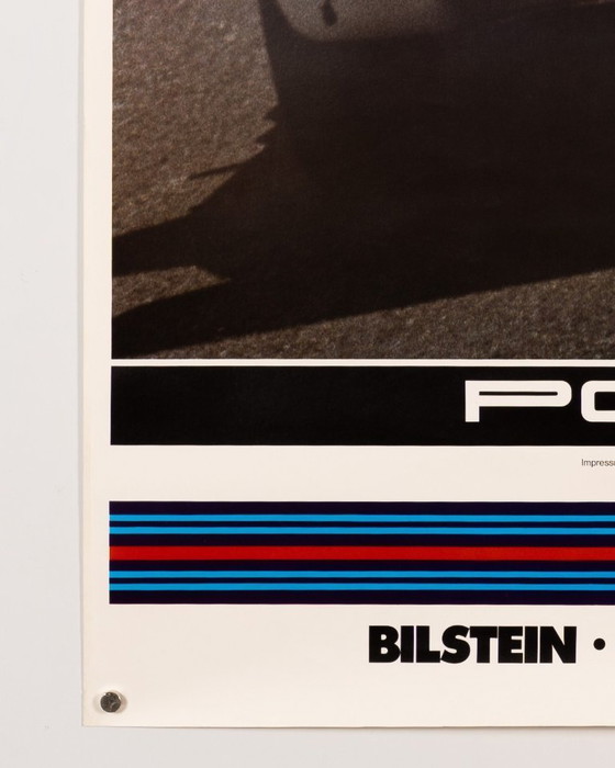Image 1 of Porsche Vallelunga Martini Racing – 1976 – Originele vintage Porsche poster van Werbeagentur Strenger – Vintage – 102x76 cm