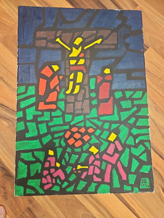 Gemälde Kunst auf Leinwand – Gemälde & Zeichnungen, Wood, Canvas (photo 5 of 5)