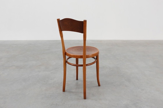 Image 1 of Art Deco Bugholzstuhl von J & J Kohn, Österreich ca. 1910