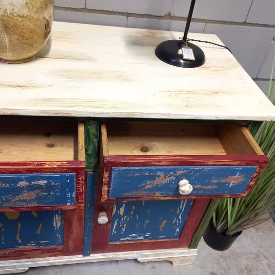 Image 1 of Vintage meidenkast in Boho-stijl