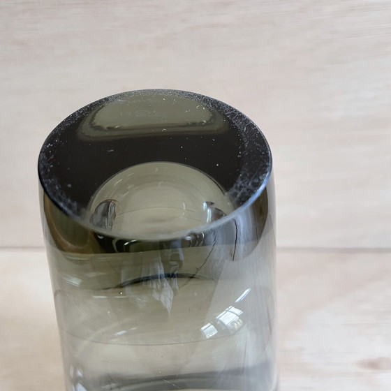 Image 1 of Vaso in vetro Holmegaard - Design danese, vetro vintage colorato