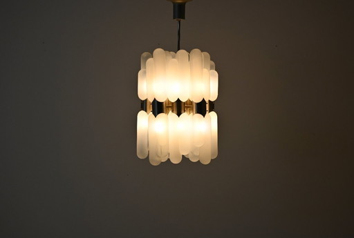 "Torpedo" hanglamp van Carlo Nason voor Mazzega, jaren 60