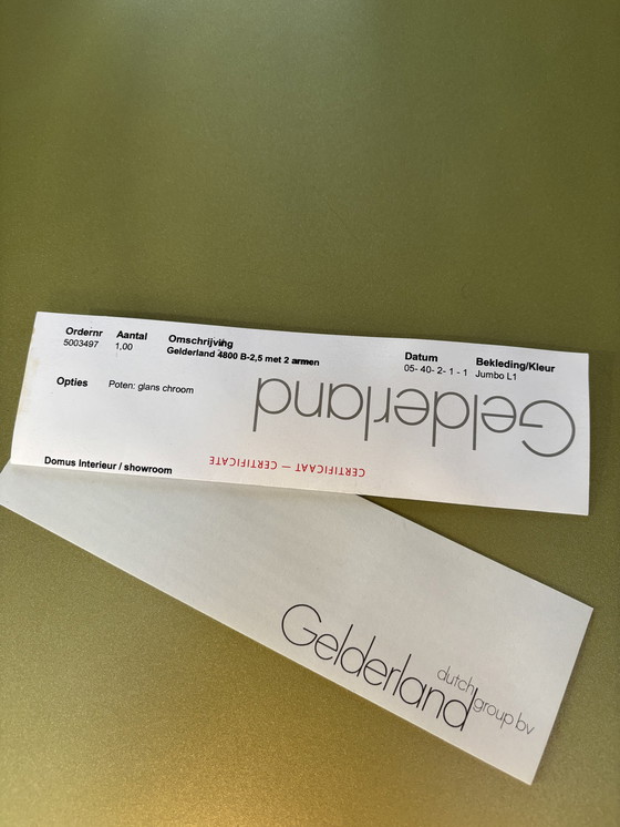 Image 1 of Gelderland 4800 sofa 3 seats