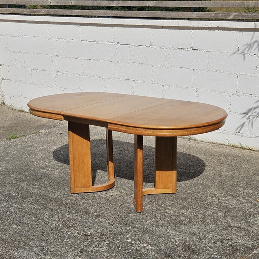 Danish extendable Dining Table-Postmodern Dining Table - 80s