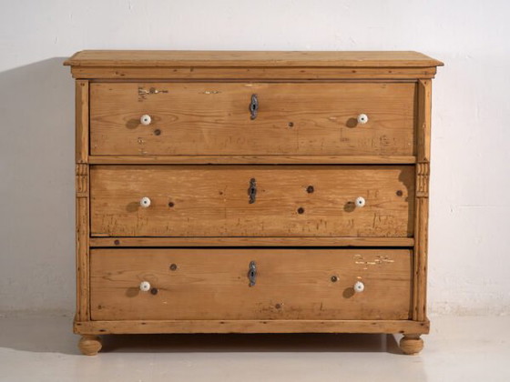 Commode ancienne à trois tiroirs (c.1920) #36 – Rustic (photo 23 of 40)