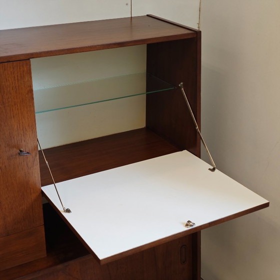 Image 1 of Vintage Danish highboard wall cabinet