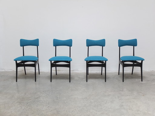 4 'S3' Eetkamerstoelen van Alfed Hendrickx voor Belform, 1950