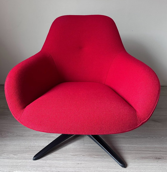 Fauteuil design Pode Spot One, Textile, Rouge (photo 6 sur 6)