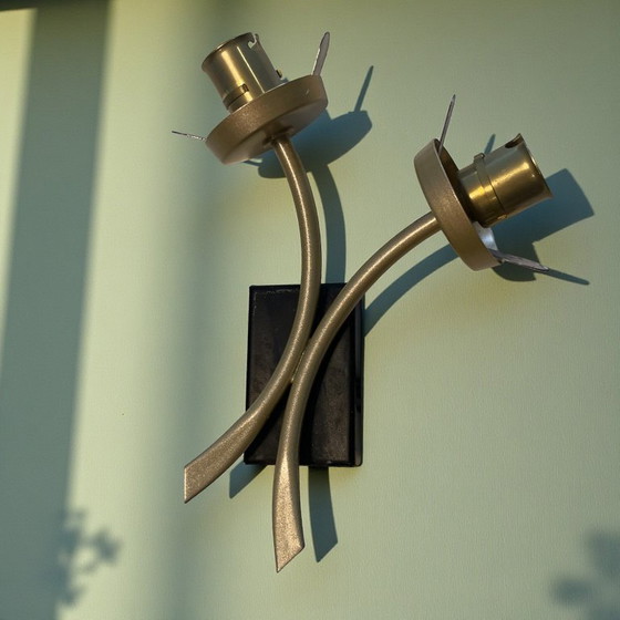 Image 1 of Aplique de pared doble de estilo moderno de mediados de siglo