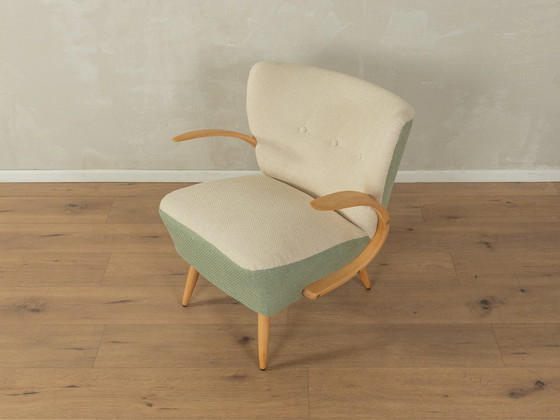 Image 1 of Vintage fauteuil uit de jaren 50 in mid-century stijl.