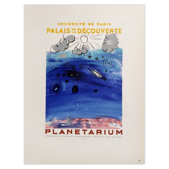 Raoul DUFY Poster AF 1956 - Planétarium 1959 – Paper (photo 5 of 5)