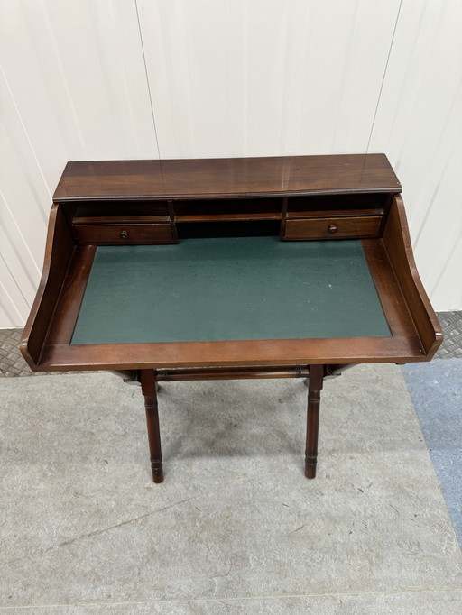 Ancien secrétaire anglais Table à écrire Table à coiffer Bureau pliant