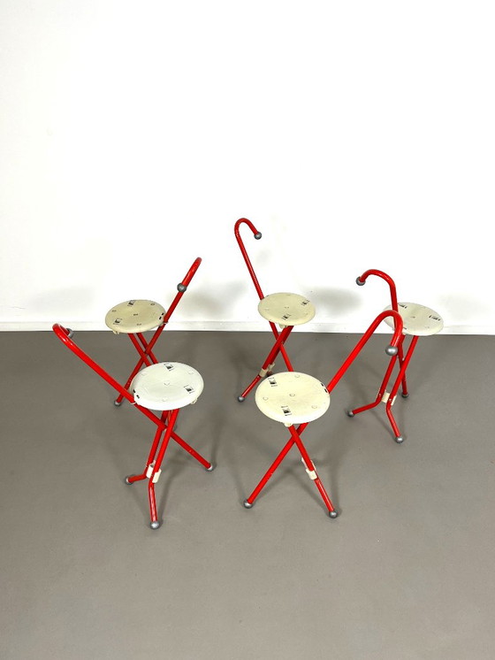 Image 1 of Sedie pieghevoli Ulisse, disegnate da Ivan Loss per Sandrigarden, Italia, anni '80.