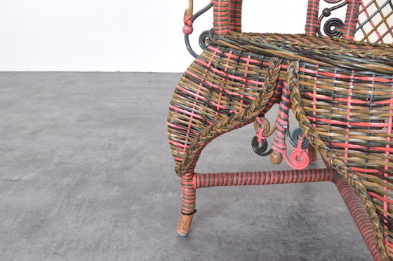 Image 1 of American Victorian Wicker Armchair from Heywood- Wakefield, 1910s.