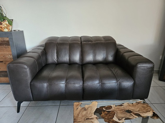 Image 1 of Natuzzi Portento leather sofa