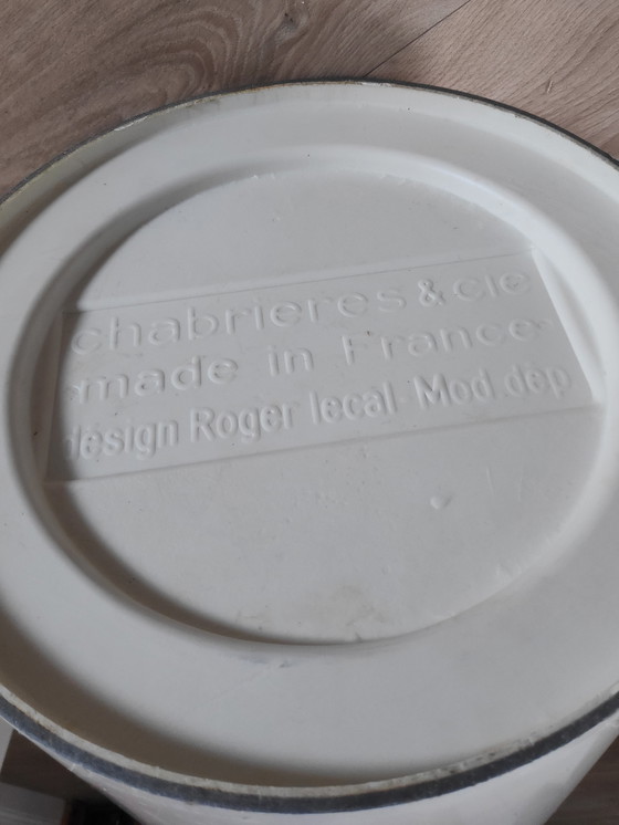 Image 1 of Roger Lecal „Lipstick“ Standspiegel, signiert Chabrières & Cie, Frankreich 1976 – Space Age Design Classic