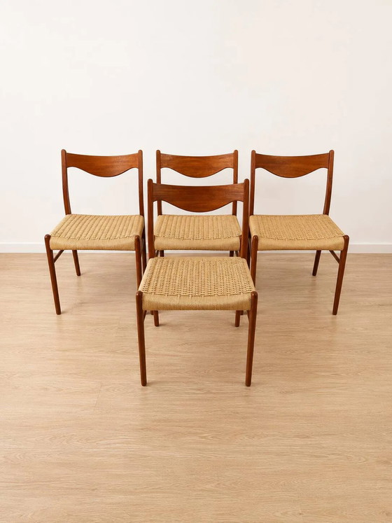 Sedie da pranzo danesi di Arne Wahl Iversen – Glyngøre – Iversen (Arne Wahl), Wood, Scandinavian (photo 2 of 8)