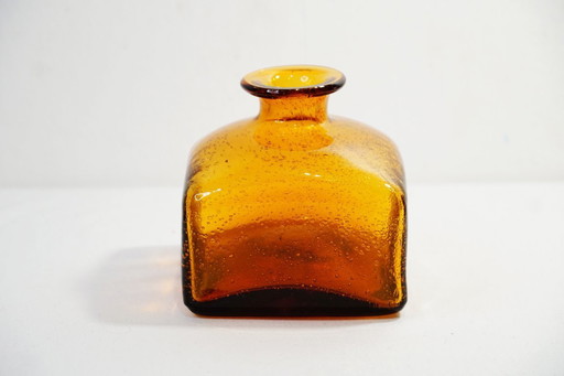 Iconic Mid-Century Polish Glass: "Antico" Bottle by Z. Horbowy (10x10 cm)