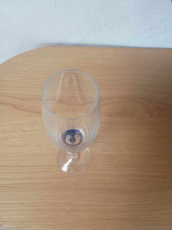 Deens Designer Glas Orrefors Intermezzo Blue Champagne – Glazen & Karaffen, Crystal (photo 4 of 5)