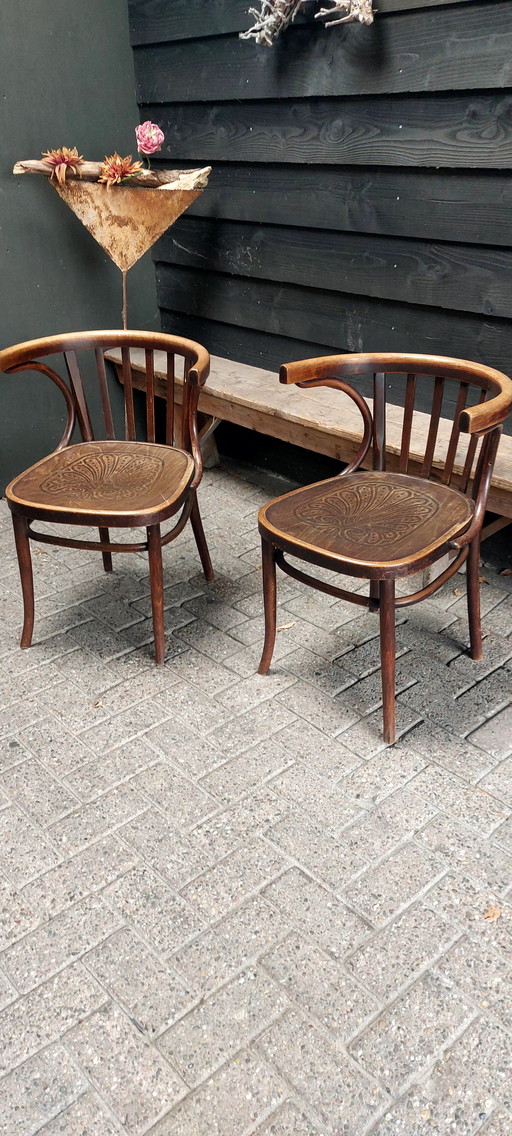 Thonet stoelen 2 stuks