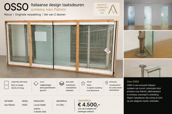 Image 1 of Osso Drehtüren, 2 Stück, neu im Karton