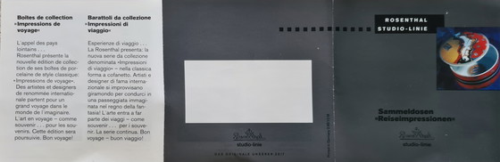 Image 1 of Rosenthal Porzellan Sammler-Deckeldose Nr.7 Ein Besuch in Japan Sammlerdose Reisen